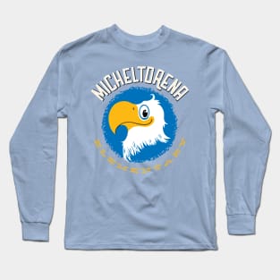 Classic Michel Eagle White Font Long Sleeve T-Shirt